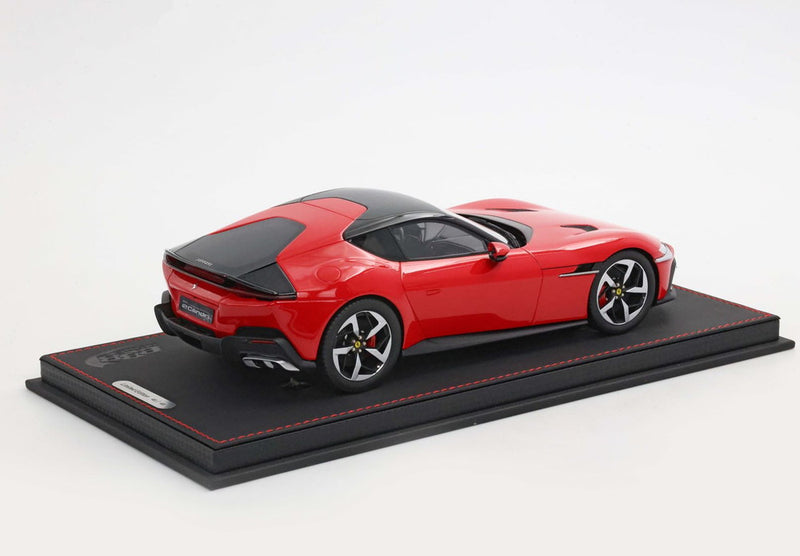 ギャラリービューアに画像をロードする, 【予約】2026年発売予定Ferrari 12Cilindri クーペ ロッソコルサ シルバーリム レッドブレーキ/ BBR 1/18 ミニカー