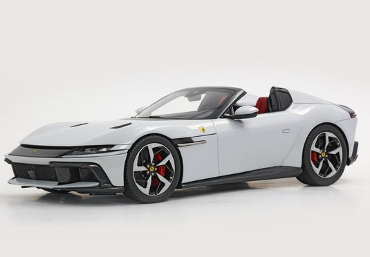 Ferrari 12Cilindri Spider アークティックホワイト シルバー グロスブラックホイール/ BBR 1/18 24台限定ミニカー