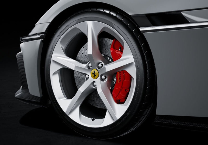 ギャラリービューアに画像をロードする, FERRARI 12CILINDRI V12 830cv SPIDER OPEN 2024 ビアンコアルティコ/ BBR 1/18 40台限定ミニカー