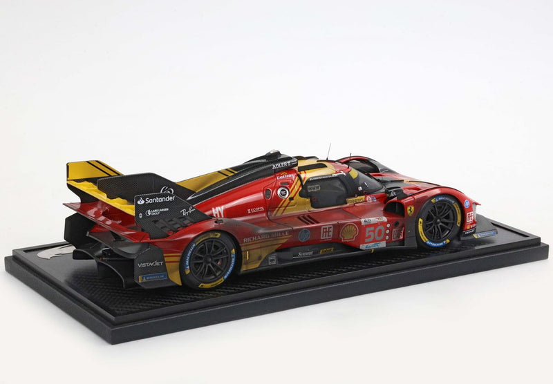 ギャラリービューアに画像をロードする, Ferrari 499P 50号車 Winner Le Mans 2024 ダーティーエディション/ BBR 1/18 100台限定ミニカー