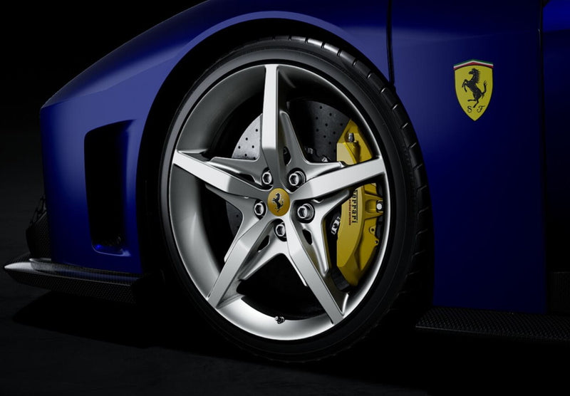 ギャラリービューアに画像をロードする, 【予約】Ferrari F80 カーボンオプション エレクトリックブルー シルバーホイール/ BBR 1/18 ミニカー
