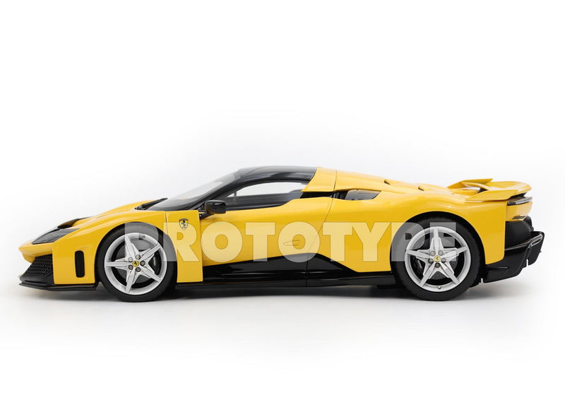 ギャラリービューアに画像をロードする, 【予約】Ferrari F80 ジャッロモデナ シルバーホイール/ BBR 1/18 ミニカー
