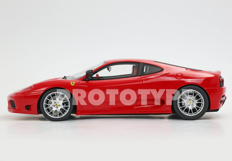 ギャラリービューアに画像をロードする, 【予約】Ferrariフェラーリ 360 Challenge Stradale Rosso Corsa with italian stripe / BBR 1/18 ミニカー