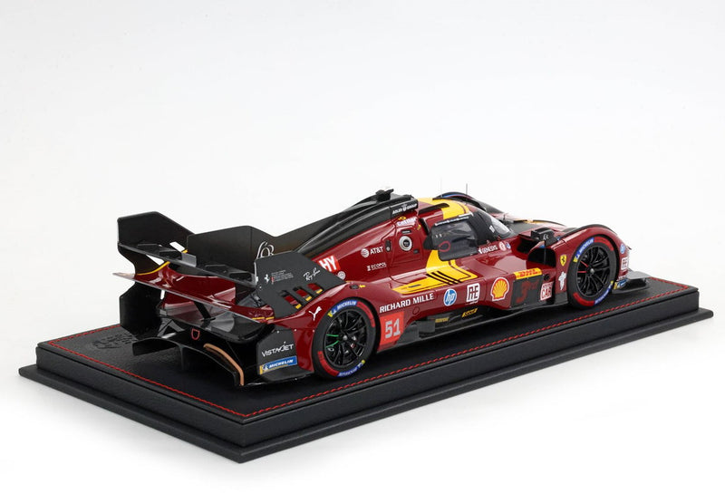 ギャラリービューアに画像をロードする, 【予約】Ferrariフェラーリ 499P n.51 3rd Qatar Pier Guidi Giovinazzi Calado 限定20台 / BBR 1/18 ミニカー