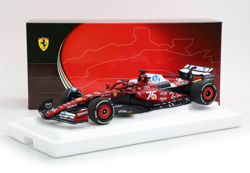 ギャラリービューアに画像をロードする, 【予約】Ferrariフェラーリ SF25 Monaco livery Leclerc 2nd position / BBR 1/18 ミニカー