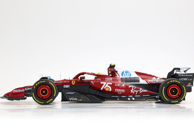 ギャラリービューアに画像をロードする, 【予約】Ferrariフェラーリ SF25 Monaco livery for 75 years with Shell Hamilton Polyfoam / BBR 1/18 ミニカー