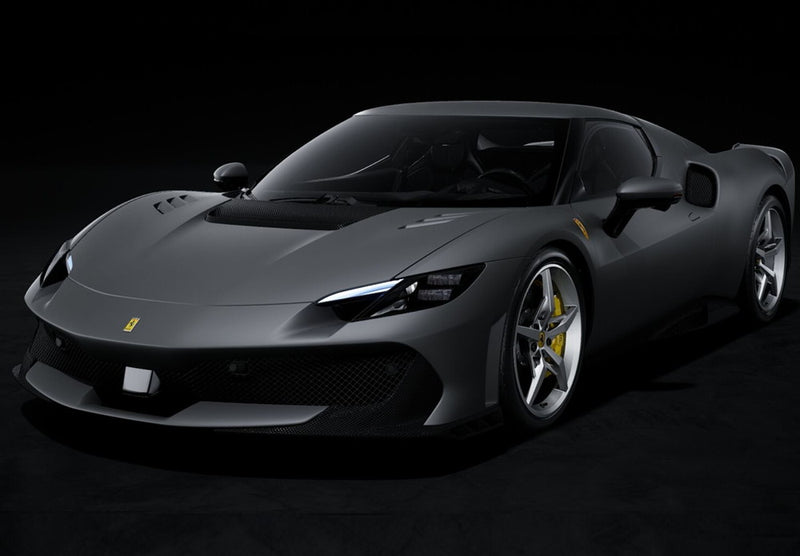 ギャラリービューアに画像をロードする, 【予約】Ferrari 296 Speciale マットシルバーストーングレー/ BBR 1/18 ミニカー