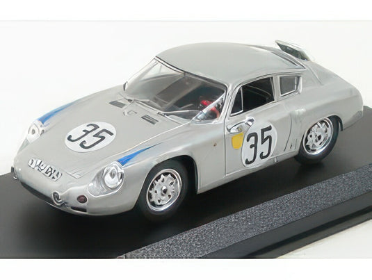 PORSCHE 1600GS ABARTH N 35 LE MANS 1962 BUCHET SCHILLER SILVER/Best-Model 1/43ミニカー