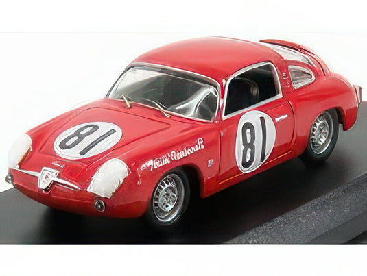 FIAT ABARTH 750 N 81 RECORD MONZA SCCA NATIONAL CUMBERLAND 1959 DUNCAN RED/Best-Model 1/43ミニカー