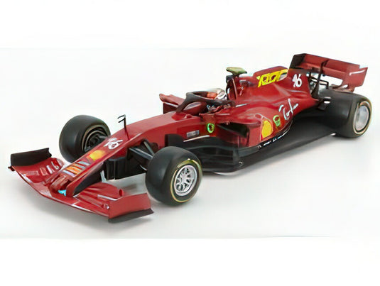 FERRARI F1 SF1000 TEAM SCUDERIA FERRARI N 16 8th TOSCANA GP MUGELLO 1000th GP FERRARI F1 2020 C.LECLERC MUGELLO RED/Bburago 1/18ミニカー