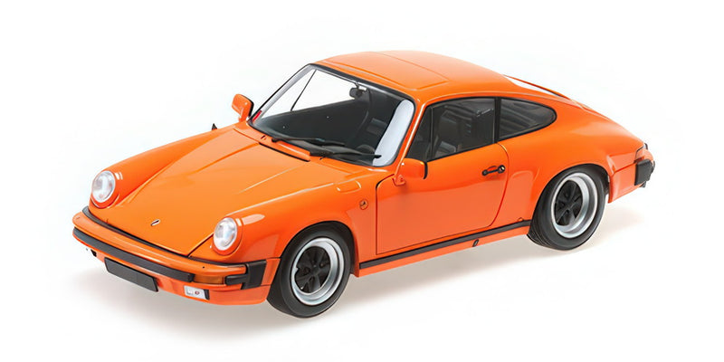 ギャラリービューアに画像をロードする, PORSCHE - 911 3.2 CARRERA COUPE 1983 - ORANGE/MINICHAMPS 1/18ミニカー