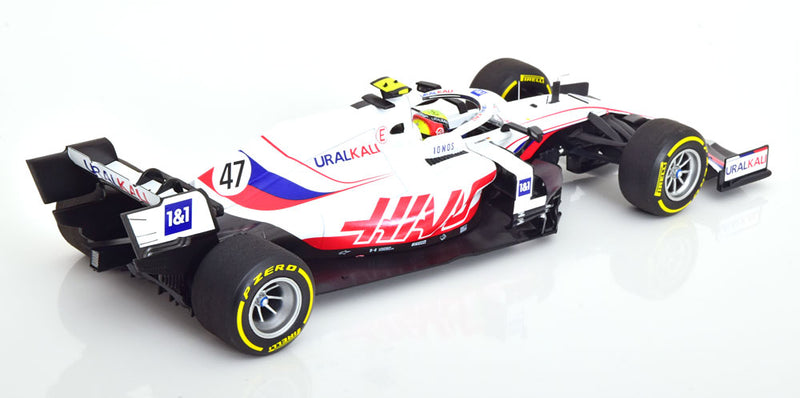 ギャラリービューアに画像をロードする, Haas VF21 バーレーンGP Schumacher 2021 限定850個/ MINICHAMPS 1/18 ミニカー