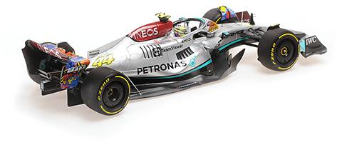 ギャラリービューアに画像をロードする, Mercedes-Benz W13 E Performance 2022年 F1 マイアミGP #44 L.ハミルトン/ MINICHAMPS 1/18 ミニカー