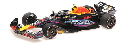 ギャラリービューアに画像をロードする, 【予約】RED BULL F1 RB19 RED BULL RACING N11 2023年 マイアミGP 2位 S.ペレス マットブルー/ MINICHAMPS 1/18 ミニカー