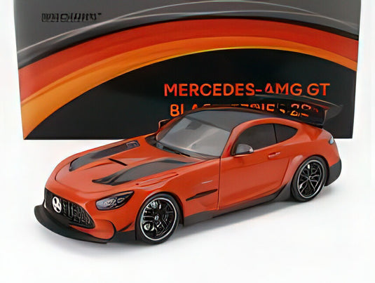 MERCEDES BENZ AMG GT V8 BLACK SERIES 2021 ORANGE BLACK/MINICHAMPS 1/18ミニカー