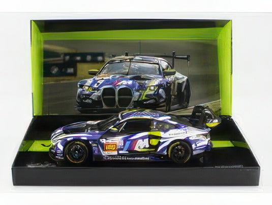BMW 4シリーズ M4 GT3 チーム WRT N 46 24h ル・マン 2024 バレンティーノ・ロッシ マキシム・マルタン アーマド・アル・ハーシー ブルー ホワイト ブラック/ MINICHAMPS 1/18 ミニカー