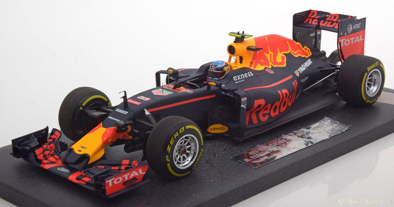 ギャラリービューアに画像をロードする, Red Bull TAG Heuer RB12 スペインGP優勝 Verstappen 2016 限定1670個/ MINICHAMPS 1/18 ミニカー