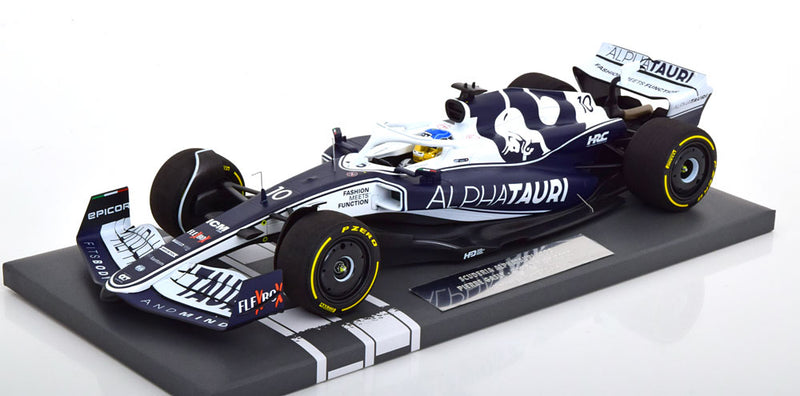 ギャラリービューアに画像をロードする, Alphatauri AT03 バーレーンGP Gasly 2022 限定372個/ MINICHAMPS 1/18 ミニカー