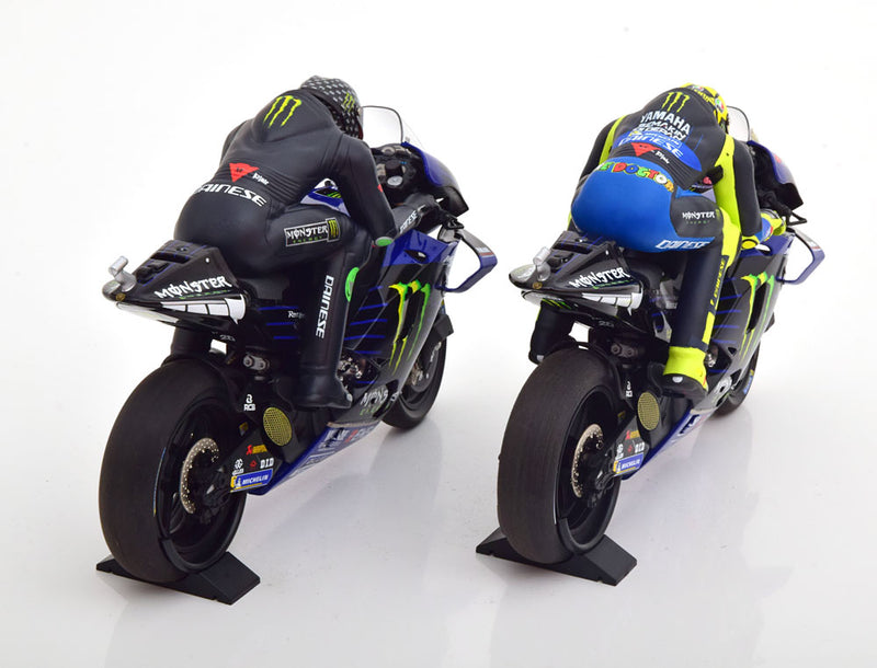 ギャラリービューアに画像をロードする, Yamaha YZR M1 セット バレンシアテストデイ Rossi Hamilton 2019 フィギュア2体・バイク2台付 限定1446個/ MINICHAMPS 1/12 ミニカー