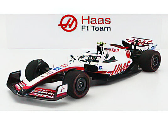 HAAS F1 VF22 TEAM HAAS N 47 8th (first points) SILVERSTONE BRITISH GP 2022 MICK SCHUMACHER WHITE BLACK RED/MINICHAMPS 1/18ミニカー
