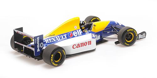 ギャラリービューアに画像をロードする, Williams Renault FW15C 1993年 F1 GP #0 D.ヒル/ MINICHAMPS 1/18 ミニカー