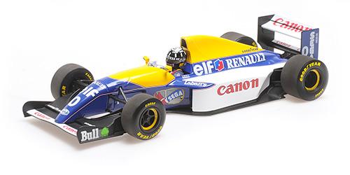 ギャラリービューアに画像をロードする, Williams Renault FW15C 1993年 F1 GP #0 D.ヒル/ MINICHAMPS 1/18 ミニカー