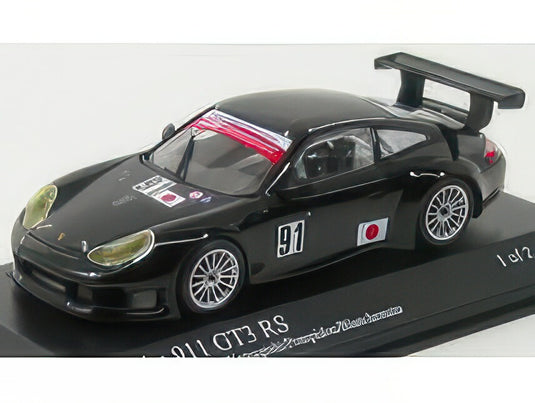 PORSCHE 911 GT3RS T2M MOTORSPORT N 91 ESSAIS DU MANS 2005 YAMAGISHI POMPIDOU BLACK/MINICHAMPS 1/43ミニカー