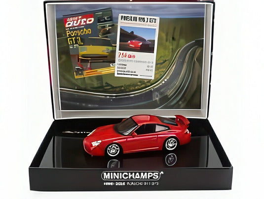 PORSCHE 911 996 GT3 クーペ 2003 レッド/ MINICHAMPS 1/43 ミニカー