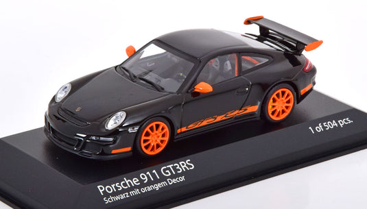 ポルシェ 911 (997) GT3 RS 2006 オレンジ/ブラック 504台限定/ MINICHAMPS 1/43 ミニカー