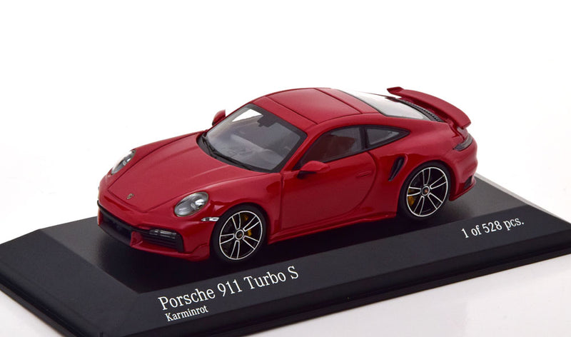 ギャラリービューアに画像をロードする, Porsche 911 (992) Turbo S クーペ 2021 限定528個/ MINICHAMPS 1/43 ミニカー