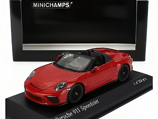 ポルシェ 911 991 スピードスター カブリオレ オープン 2019 レッド/ MINICHAMPS 1/43 ミニカー