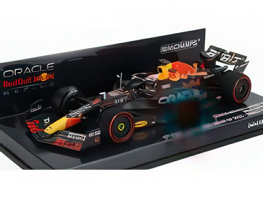RED BULL F1 RB19 TEAM ORACLE RED BULL RACING N 1 WORLD CHAMPION 2nd SPRINT RACE QATAR GP 2023 MAX VERSTAPPEN MATT BLUE/MINICHAMPS 1/43ミニカー