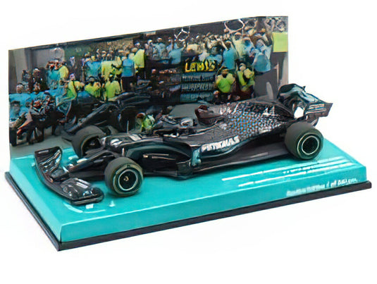 【予約】MERCEDES GP - F1  W11 EQ PERFORMANCE TEAM AMG PETRONAS MOTORSPORT N 44 (WITH WORN RAIN TYRES - 7 TIMES WORLD CHAMPION) WINNER TURKISH GP 2020 LEWIS HAMILTON - BLACK GREEN/MINICHAMPSミニチャンプス 1/43ミニカー