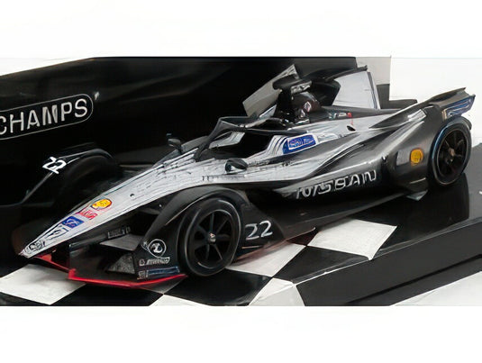 NISSAN FORMULAE IM01 TEAM NISSAN E.DAMS N 22 SEASON 20182019 O.ROWLAND SILVER BLACK/MINICHAMPS 1/43ミニカー