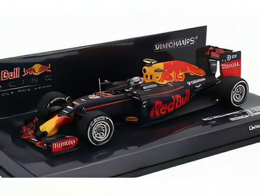 RED BULL F1 RB12 TAG HEUER N 33 WINNER SPANISH GP (FIRST GP WIN) 2016 MAX VERSTAPPEN MATT BLUE RED YELLOW/MINICHAMPS 1/43ミニカー