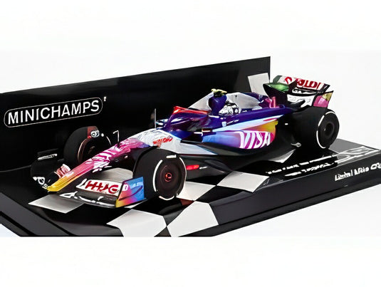 レーシング ブルズ F1 VCARB 01 チーム VISA CASH APP N 22 7位 マイアミGP 2024 角田裕毅 各色/ MINICHAMPS 1/43 ミニカー