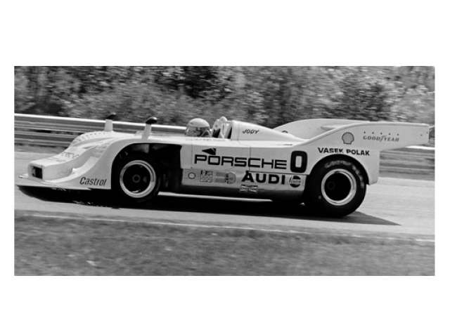 ギャラリービューアに画像をロードする, 1973 Porsche 917/10 Vasek Polak Racing Jody Scheckter Can Am Mosport レジンシリーズ white/blue/MINICHAMPS 1/43ミニカー