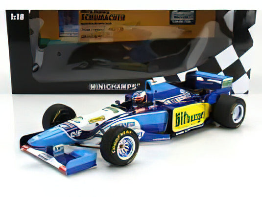 BENETTON F1 B195 TEAM MILD SEVEN RENAULT N 1 WORLD CHAMPION WINNER BELGIUM GP 1995 MICHAEL SCHUMACHER BLUE YELLOW/Minichamps 1/18ミニカー