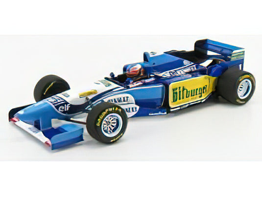 BENETTON - F1 B195 TEAM MILD SEVEN RENAULT N 1 WORLD CHAMPION WINNER PACIFIC GP 1995 MICHAEL SCHUMACHER - BLUE YELLOW/MINICHAMPSミニチャンプス 1/18ミニカー