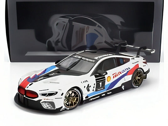 BMW 8シリーズ M8 GTE チーム BMW モータースポーツ ミッション 8 N 1 レーシング 2019 - ホワイト ブルー レッド ブラック/ MINICHAMPS 1/18 ミニカー