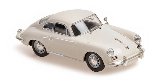 PORSCHE - 356C COUPE 1965 - WHITE/MINICHAMPS 1/43ミニカー