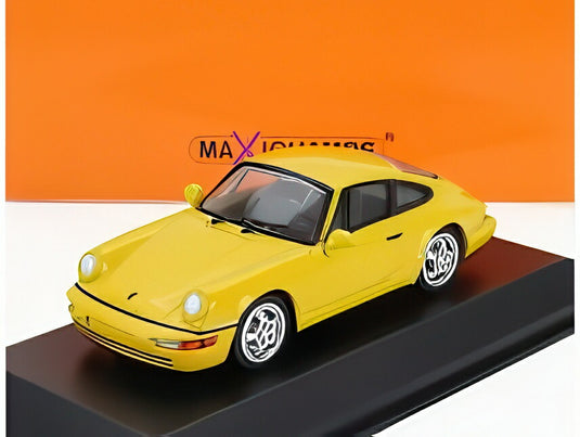 PORSCHE 911 CARRERA COUPE 1992 イエロー/ MINICHAMPS 1/43 MAXICHAMPSミニカー