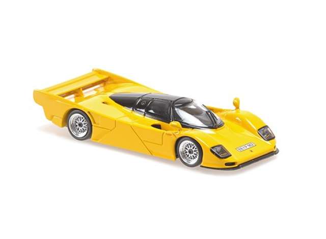 ギャラリービューアに画像をロードする, 1994 ポルシェ ダウアー 962 GT イエロー Porsche Dauer 962 GT / Maxichamps 1/43 ミニカー