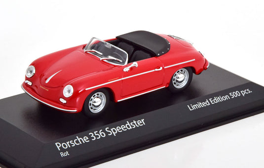 ポルシェ 356 スピードスター 1956 レッド 500台限定/ MINICHAMPS 1/43 ミニカー
