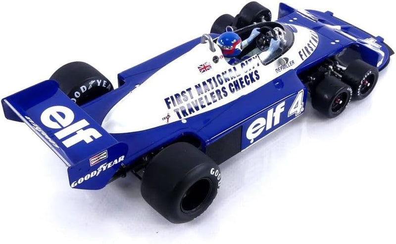 ギャラリービューアに画像をロードする, TYRRELLティレル - F1 P34 ELF N 4 2nd CANADA GP 1977 P.DEPAILLER - BLUE WHITE /Sparkスパーク 1/18 ミニカー