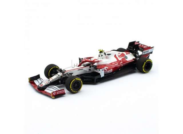 ギャラリービューアに画像をロードする, 2021 Alfa Romeo Racing ORLEN C41 #99 Antonio Giovinazzi Alfa Romeo Sauber F1 Team Bahrain GP 2021 レジンシリーズ white/black/red/Spark 1/18ミニカー