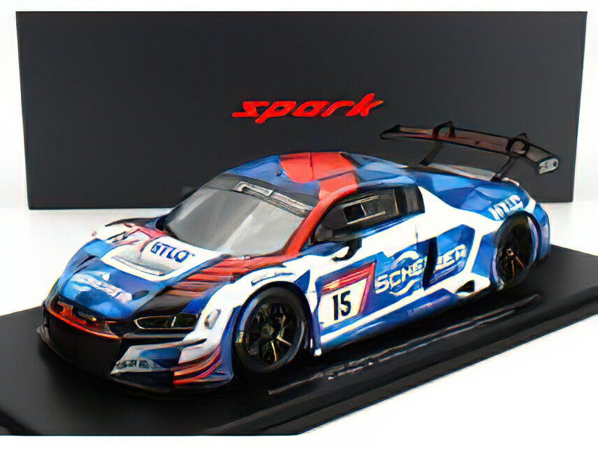 Audi R8 レースモデル 1/18 15号 1/18 Audi R8 V10 Spider Metallic White by Kengfai / Autoart