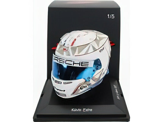 BELL HELMET CASCO HELMET PORSCHE 911 991 RSR-19 TEAM PORSCHE GT N 92 24h LE MANS 2022 KEVIN ESTRE WHITE/SPARK 1/5ミニカー