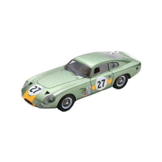 1964 Aston Martin DP214 No.27 B. Hetreed/C. Kerrison Daytona 2000km レジンシリーズ lightgreen/yellow/Spark 1/43ミニカー