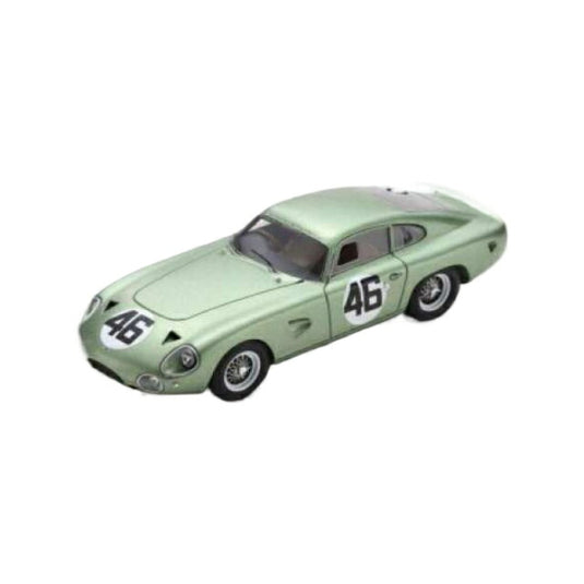 1963 Aston Martin DP214 No.46 Roy Salvadori Winner Coppa Inter-Europa Monza レジンシリーズ lightgreen/Spark 1/43ミニカー